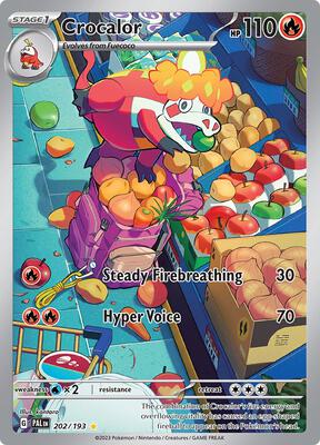 Crocalor - 202/193 card from SV02: Paldea Evolved
