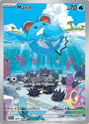Marill - 204/193 card from SV02: Paldea Evolved