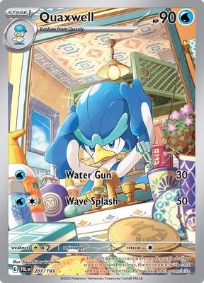 Quaxwell - 207/193 card from SV02: Paldea Evolved