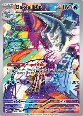 Baxcalibur - 210/193 card from SV02: Paldea Evolved