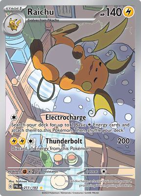 Raichu - 211/193 card from SV02: Paldea Evolved