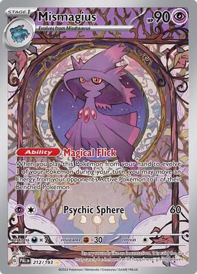 Mismagius - 212/193 card from SV02: Paldea Evolved