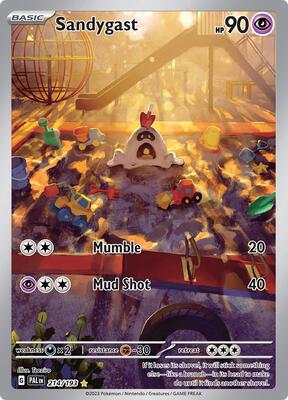 Sandygast - 214/193 card from SV02: Paldea Evolved