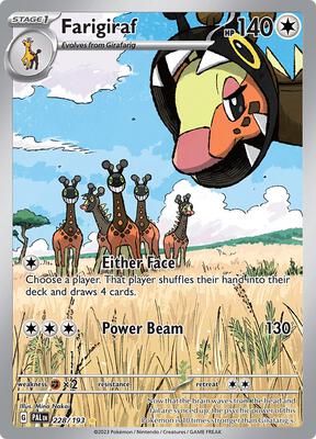 Farigiraf - 228/193 card from SV02: Paldea Evolved