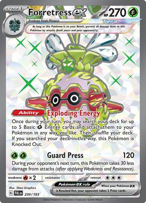 Forretress ex - 230/193 card from SV02: Paldea Evolved