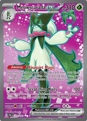 Meowscarada ex - 231/193 card from SV02: Paldea Evolved