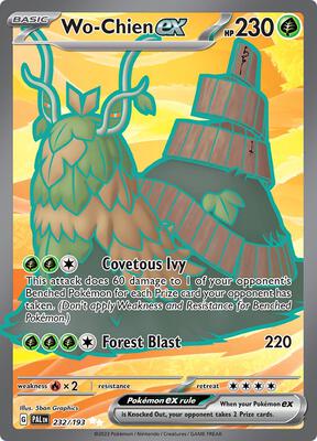Wo-Chien ex - 232/193 card from SV02: Paldea Evolved