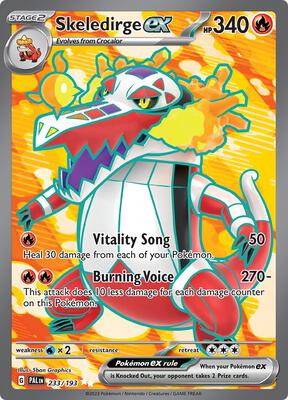 Skeledirge ex - 233/193 card from SV02: Paldea Evolved