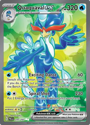 Quaquaval ex - 235/193 card from SV02: Paldea Evolved