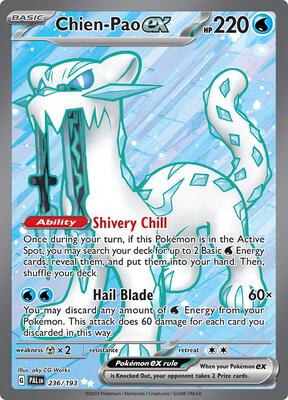 Chien-Pao ex - 236/193 card from SV02: Paldea Evolved