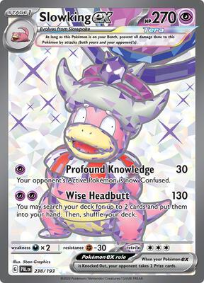 Slowking ex - 238/193 card from SV02: Paldea Evolved