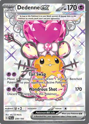 Dedenne ex - 239/193 card from SV02: Paldea Evolved