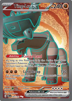 Ting-Lu ex - 243/193 card from SV02: Paldea Evolved