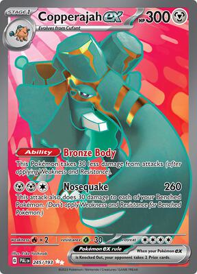 Copperajah ex - 245/193 card from SV02: Paldea Evolved