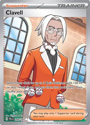 Clavell - 249/193 card from SV02: Paldea Evolved