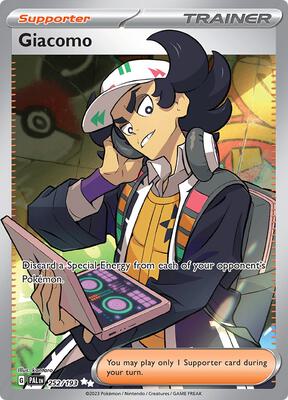 Giacomo - 252/193 card from SV02: Paldea Evolved