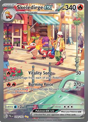Skeledirge ex - 258/193 card from SV02: Paldea Evolved