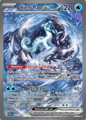 Chien-Pao ex - 261/193 card from SV02: Paldea Evolved