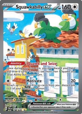 Squawkabilly ex - 264/193 card from SV02: Paldea Evolved