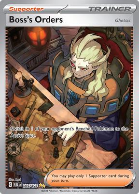 Boss's Orders - 265/193 card from SV02: Paldea Evolved