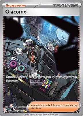 Giacomo - 267/193 card from SV02: Paldea Evolved