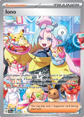 Iono - 269/193 card from SV02: Paldea Evolved