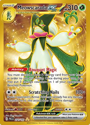 Meowscarada ex - 271/193 card from SV02: Paldea Evolved