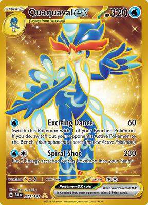Quaquaval ex - 273/193 card from SV02: Paldea Evolved