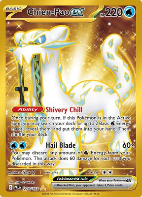 Chien-Pao ex - 274/193 card from SV02: Paldea Evolved