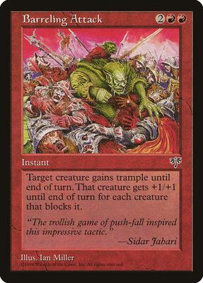 Barreling Attack card from Mirage