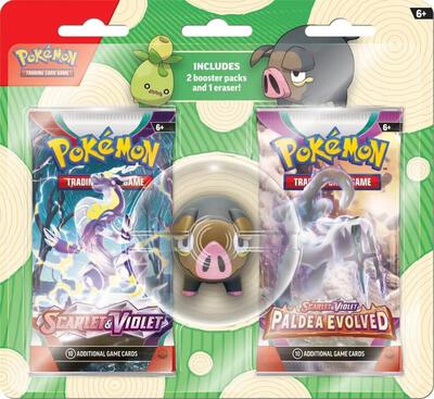 Pokemon TCG: Back to School Eraser Blister [Lechonk] card from Miscellaneous Cards & Products