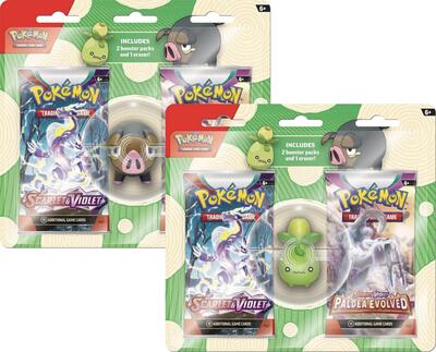 Pokemon TCG: Back to School Eraser Blister 2023 [Set of 2] card from Miscellaneous Cards & Products