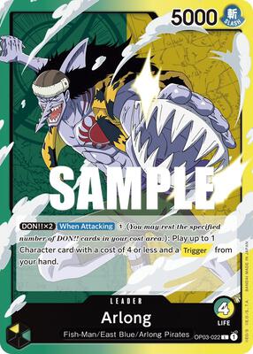 Arlong card from Pillars of Strength