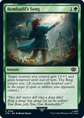 Bombadil's Song card from Universes Beyond: The Lord of the Rings: Tales of Middle-earth