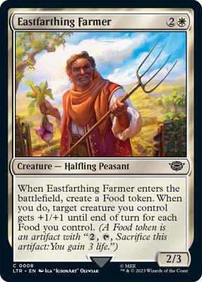 Eastfarthing Farmer card from Universes Beyond: The Lord of the Rings: Tales of Middle-earth
