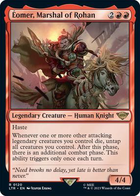 Eomer, Marshal of Rohan card from Universes Beyond: The Lord of the Rings: Tales of Middle-earth