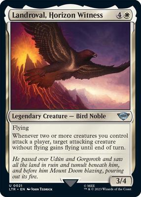 Landroval, Horizon Witness card from Universes Beyond: The Lord of the Rings: Tales of Middle-earth