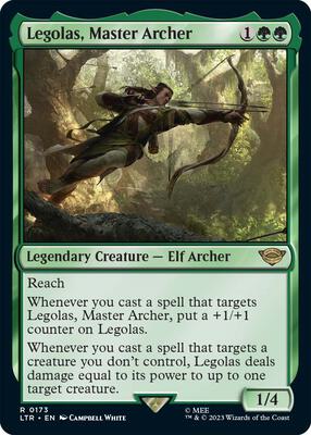 Legolas, Master Archer card from Universes Beyond: The Lord of the Rings: Tales of Middle-earth