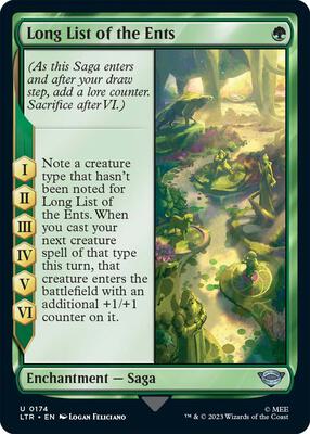 Long List of the Ents card from Universes Beyond: The Lord of the Rings: Tales of Middle-earth