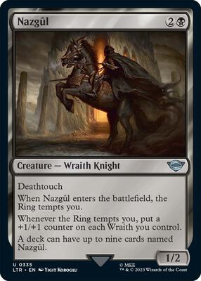 Nazgul (0335) card from Universes Beyond: The Lord of the Rings: Tales of Middle-earth