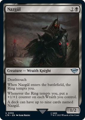 Nazgul (0336) card from Universes Beyond: The Lord of the Rings: Tales of Middle-earth