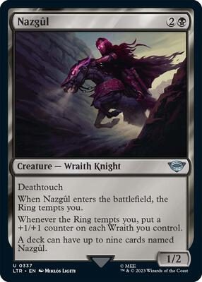 Nazgul (0337) card from Universes Beyond: The Lord of the Rings: Tales of Middle-earth