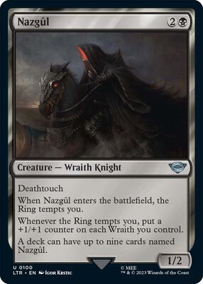 Nazgul (0100) card from Universes Beyond: The Lord of the Rings: Tales of Middle-earth
