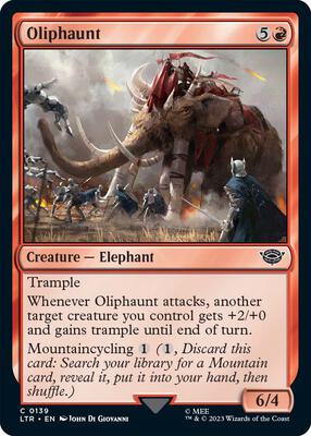 Oliphaunt card from Universes Beyond: The Lord of the Rings: Tales of Middle-earth