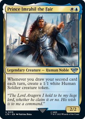 Prince Imrahil the Fair card from Universes Beyond: The Lord of the Rings: Tales of Middle-earth