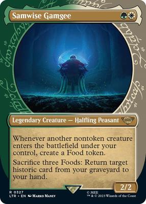 Samwise Gamgee (Showcase) card from Universes Beyond: The Lord of the Rings: Tales of Middle-earth