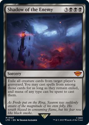 Shadow of the Enemy card from Universes Beyond: The Lord of the Rings: Tales of Middle-earth