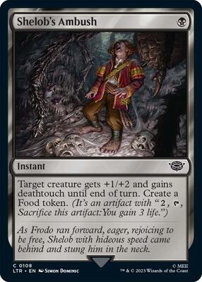 Shelob's Ambush card from Universes Beyond: The Lord of the Rings: Tales of Middle-earth