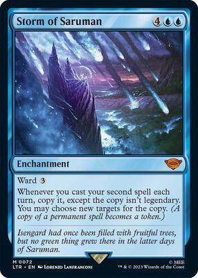 Storm of Saruman card from Universes Beyond: The Lord of the Rings: Tales of Middle-earth
