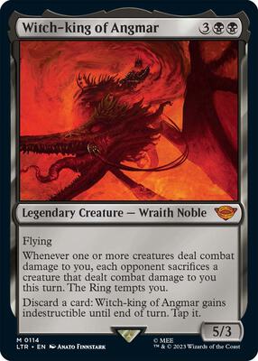 Witch-king of Angmar card from Universes Beyond: The Lord of the Rings: Tales of Middle-earth